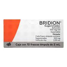 Bridion 100 Mg 10 Ampolletas 2 Ml