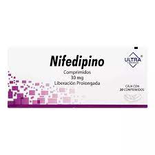 NIFEDIPINO 30 MG 30 COMP LP