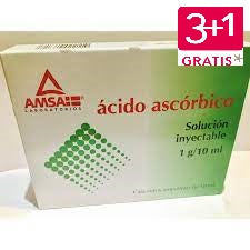 ACIDO ASCORBICO 10ML AMP C6