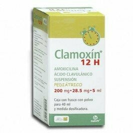 AMOXICILINA/CLAVULANATO 12H  200MG SUSP 40ML