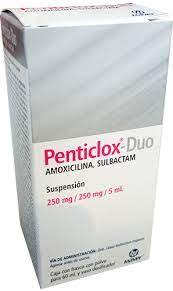 AMOXICILINA/SULBACTAM 250MG/250MG SUSP 60ML