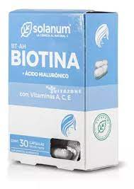 BIOTINA+ACIDO HIALURONICO SOLANUM C30 CAPS