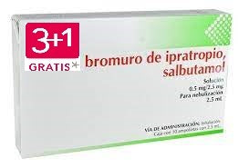 BROMURO DE IPRATROPIO/SALBUTAMOL SOL 0.5/2.5MGAMPC10