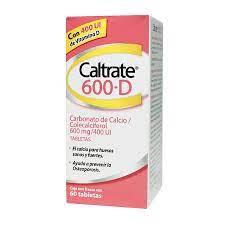 CALTRATE 600  D TAB 60