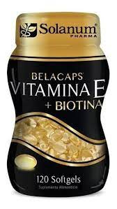 BELACAPS VIT E+ BIOTINA C120