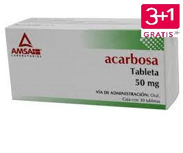 ACARBOSA 50MG TAB C30