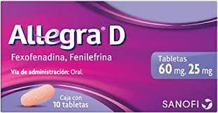 ALLEGRA D 60/25MG TAB C10