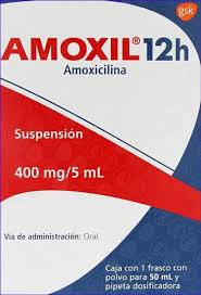 AMOXIL 12H 400MG SUSP 50ML