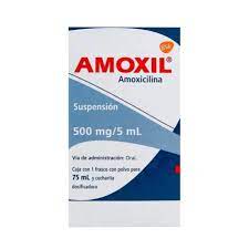 AMOXIL PED 500MG SUSP 75ML