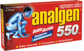 ANALGEN 550MG TAB C12