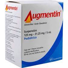 AUGMENTIN PED 125MG SUSP 60ML