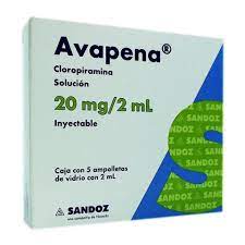 AVAPENA 20MG INY AMP 2ML C5