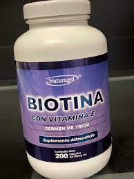 BIOTINA +VIT E 200CAPS NUTURAGEL