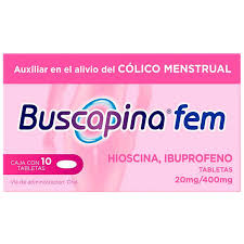 BUSCAPINA FEM 20/400MG TAB C10