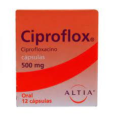 CIPROFLOX 500MG CAP C12