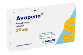 AVAPENA 25MG TAB C20