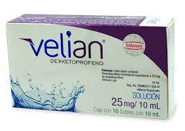 VELIAN 25 MG SOL SB 10X10ML      N