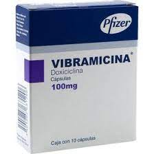 VIBRAMICINA 100MG CAP C10