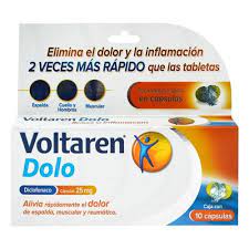 VOLTAREN DOLO 25MG CAP C10