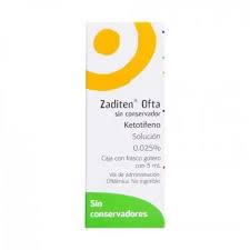 ZADITEN OFT GTS 0.025% 5ML