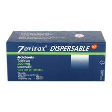 ZOVIRAX DISP 200MG TAB C25